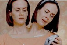 【美国恐怖故事:畸形秀】影视gif 好想买新衣服,再买就剁手!-GIF发源地