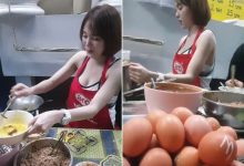 小吃摊煎蛋妹「嫩乳微露」 脸书晒满「长辈照」客人吃不消-GIF发源地